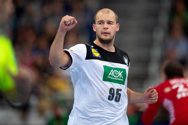 Hanover, Germany 26 10 2019 Day of Handball 2019 International match Germany vs. Croatia Paul Drux Germany Hannover Lower Saxony Germany TUI Arena