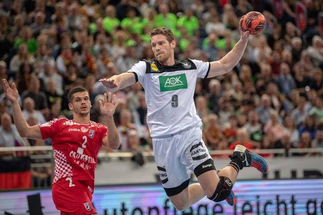 Handball Hannover 26 10 2019 International Handball Day Germany GER Croatia CRO Tobias Reichmann Germany, No 09 MIHIC Lovro Croatia, No 02