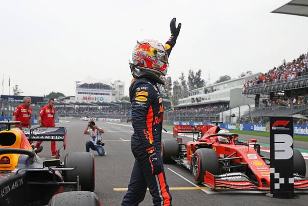 Photo4 LaPresse 26 10 2019 Mexico City, Mexico Grand Prix Formula One Mexico 2019 In the pic: Max Verstappen (NED) Red Bull Racing RB15 pole position  Copyright: xPhoto4 LaPressex