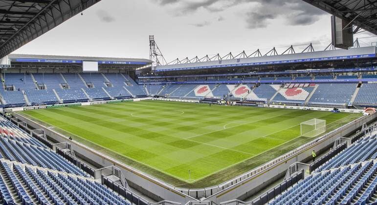 HEERENVEEN, 27-10-2019, stadium Abe Lenstra stadium, Dutch Eredivisie, season 2019 - 2020 ,stadium overview during the match SC Heerenveen vs FC Groningen Heerenveen - Groningen  x5040354x Copyright: