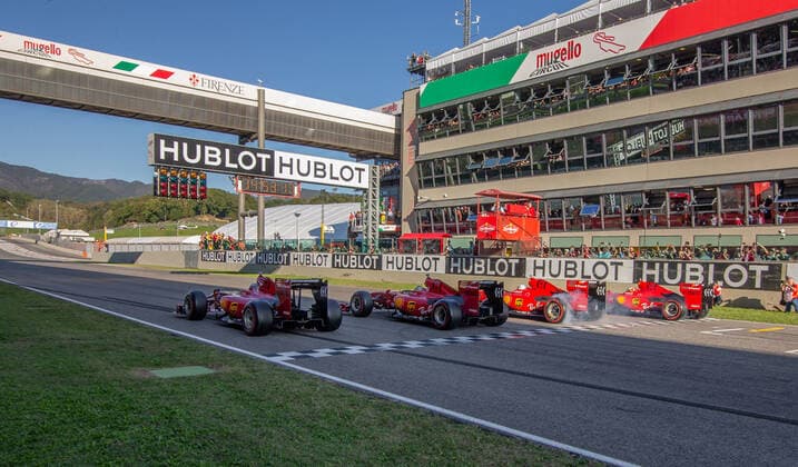 October 27, 2019, Mugello, Italy: ferrari showduring Ferrari Challenge World Finals - Mugello 2019, Ferrari Challenge Cup in Mugello, Italy, October 27 2019 - LPS Ferrari Challenge Cup Ferrari Challenge World Finals - Mugello 2019  - ZUMAl164 20191027_zsa_l164_221 Copyright: xStefanoxTrombettax