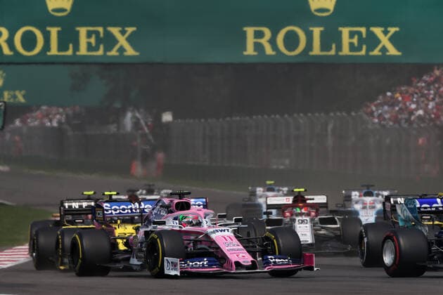 Photo4 LaPresse 27 10 2019 Mexico City, Mexico Grand Prix Formula One Mexico 2019 In the pic: Sergio Perez (MEX) Racing Point F1 Team RP19  Copyright: xPhoto4 LaPressex