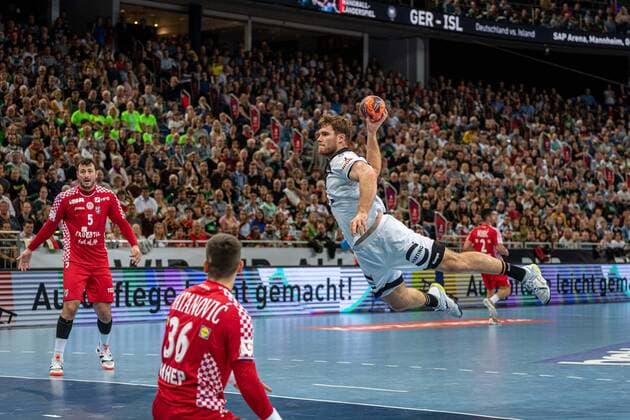 Handball Hannover 26 10 2019 Day of Handball DHB international Germany GER Croatia CRO Johannes Golla Germany, No 04