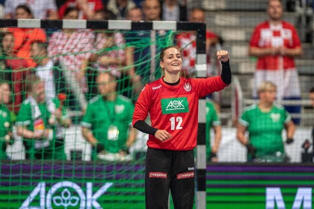 Handball Hannover 26 10 2019 Day of Handball DHB International Women Germany GER Croatia CRO Dinah Eckerle Jubilation