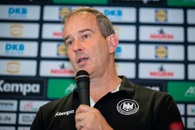 Stuttgart, Germany 29 October 2019 DHB Womens Press Conference WM Japan Coach Henk Groener Germany Stuttgart Scharrena Baden Württemberg Germany