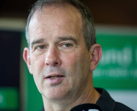 National Coach Henk Groener DHB Press Conference Stuttgart SCHARRena 2019 10 29 Announcement WM Squad WM Squad Handball German Handball Federation Stuttgart 29 10 19 Handball Press Conference , Stuttgart Baden Wuerttemberg Germany