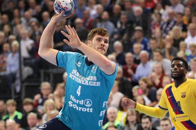 SG Flensburg Handewitt vs. FC Barcelona, Handball, EHF Champions League Group Phase, 30 10 19 Johannes Golla SG Flensburg Handewitt, 04 Copyright: xBEAUTIFULxSPORTS MarioxM.xKobergx