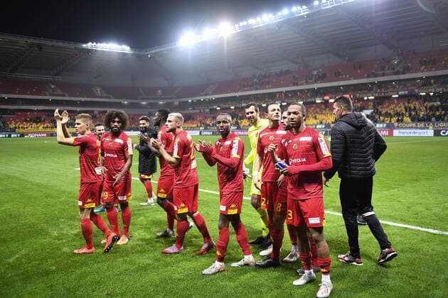 EQUIPE DE FOOTBALL DU MANS - JOIE - FAIR PLAY FOOTBALL : Le Mans vs Nice - Coupe de la Ligue - 30 10 2019 AnthonyBIBARD FEP Panoramic 