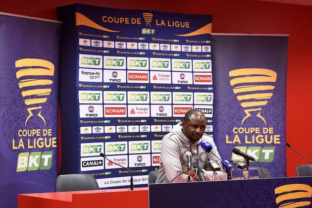 PATRICK VIEIRA (ENTRAINEUR NICE) - CONFERENCE DE PRESSE FOOTBALL : Le Mans vs Nice - Coupe de la Ligue - 30 10 2019 AnthonyBIBARD FEP Panoramic 