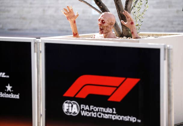 Sport Themen der Woche KW44 Sport Bilder des Tages Motorsports: FIA Formula One World Championship, WM, Weltmeisterschaft 2019, Grand Prix of United States, Halloween ambience Austin United States of America