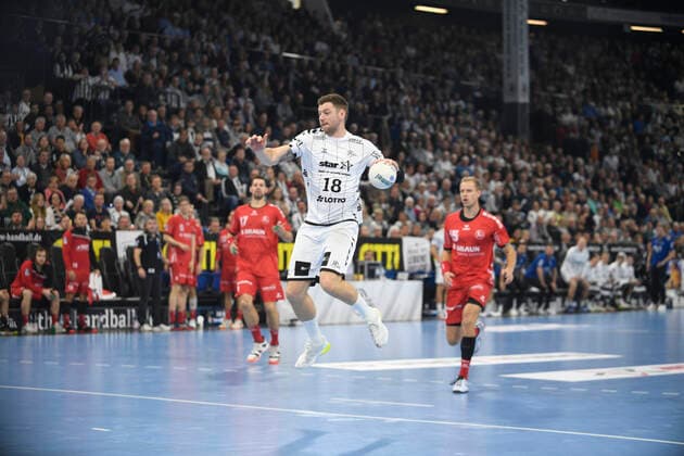 Niclas Ekberg THW Kiel , Handball Bundesliga, Liqui Moly HBL, Men, 11 Matchday, THW Kiel vs Melsungen, 31 10 19 Kiel Sparkassen Arena Schleswig Holstein Germany
