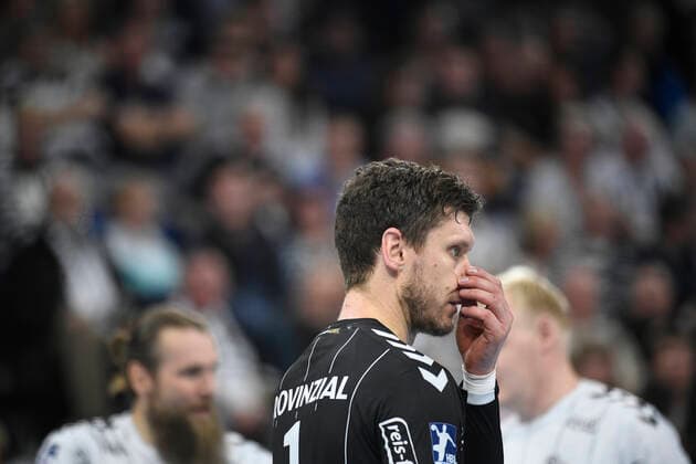 Niklas Landin Jacobsen THW Kiel , Handball Bundesliga, Liqui Moly HBL, Men, 11 Matchday, THW Kiel vs Melsungen, 31 10 19 Kiel Sparkassen Arena Schleswig Holstein Germany