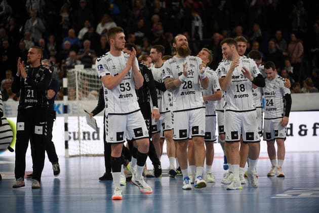 Freude beim THW Kiel, Handball Bundesliga, Liqui Moly HBL, Men, 11 Matchday, THW Kiel vs Melsungen, 31 10 19 Kiel Sparkassen Arena Schleswig Holstein Germany