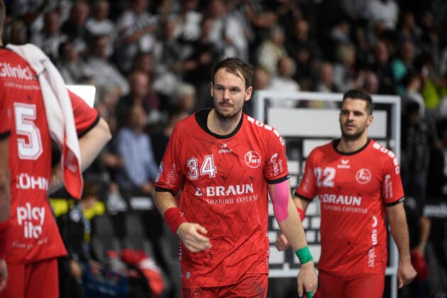 Frustration at Kai Häfner Melsungen , Handball Bundesliga, Liqui Moly HBL, Men, 11 Matchday, THW Kiel vs Melsungen, 31 10 19 Kiel Sparkassen Arena Schleswig Holstein Germany