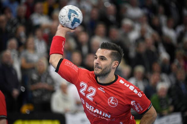 Michael Allendorf Melsungen , Handball Bundesliga, Liqui Moly HBL, Men, 11 Matchday, THW Kiel vs Melsungen, 31 10 19 Kiel Sparkassen Arena Schleswig Holstein Germany