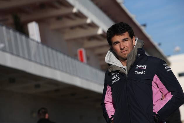 Photo4 LaPresse 01 11 2019 Austin, USA Grand Prix Formula One USA 2019 In the pic: Sergio Perez (MEX) Racing Point F1 RP19  Copyright: xPhoto4 LaPressex