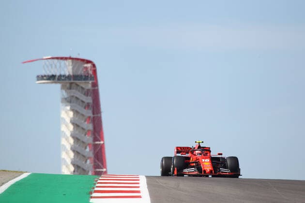 Photo4 LaPresse 01 11 2019 Austin, USA Grand Prix Formula One USA 2019 In the pic: free Practice 1, Charles Leclerc (MON) Scuderia Ferrari SF90  Copyright: xPhoto4 LaPressex
