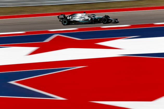 Motorsports: FIA Formula One World Championship, WM, Weltmeisterschaft 2019, Grand Prix of United States, 44 Lewis Hamilton (GBR, Mercedes AMG Petronas Motorsport), Austin United States of America