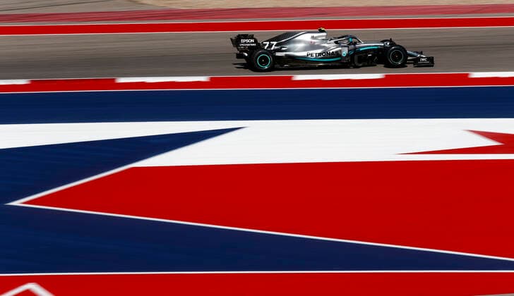 Motorsports: FIA Formula One World Championship, WM, Weltmeisterschaft 2019, Grand Prix of United States, 77 Valtteri Bottas (FIN, Mercedes AMG Petronas Motorsport), Austin United States of America