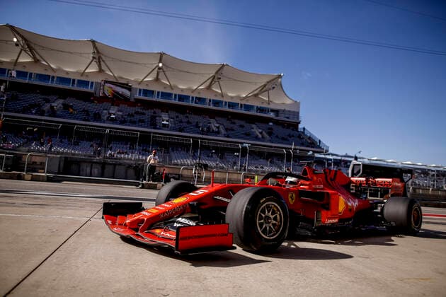 Motorsports: FIA Formula One World Championship, WM, Weltmeisterschaft 2019, Grand Prix of United States, 5 Sebastian Vettel (GER, Scuderia Ferrari Mission Winnow), Austin United States of America