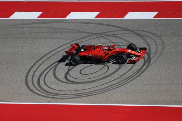 Photo4 LaPresse 01 11 2019 Austin, USA Grand Prix Formula One USA 2019 In the pic: free Practice 1, Charles Leclerc (MON) Scuderia Ferrari SF90  Copyright: xPhoto4 LaPressex