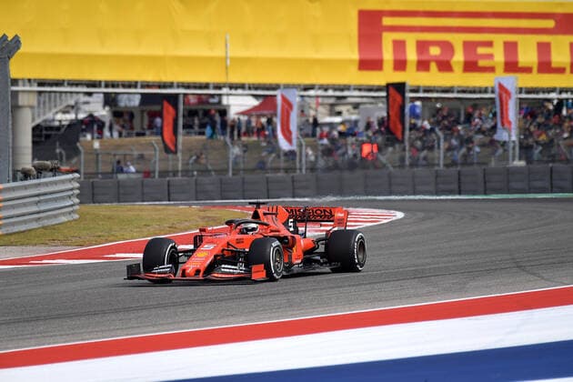 FORMULA 1 EMIRATES UNITED STATES GRAND PRIX 2019 01 11 2019, Circuit of The Americas, Austin, FORMULA 1 EMIRATES UNITED STATES GRAND PRIX 2019, pictured Sebastian Vettel GER 5 , Scuderia Ferrari Mission Winnow nordphotoxBratic nph00250