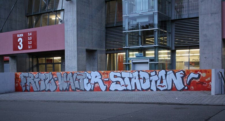 02 11 2019, xklex, Soccer 3 League, 1 FC Kaiserslautern Wuerzburger Kickers emspor, v l Fritz Walter Stadion Kaiserslautern, Betzenberg, Stadium, Graffiti DFL DFB REGULATIONS PROHIBIT ANY USE OF PHOTOGRAPHS as IMAGE SEQUENCES and or QUASI VIDEO Kaiserslautern