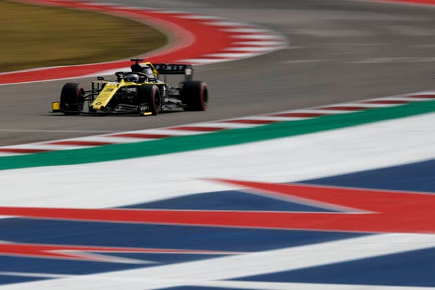 Motorsports: FIA Formula One World Championship, WM, Weltmeisterschaft 2019, Grand Prix of United States, 3 Daniel Ricciardo (AUS, Renault F1 Team), Austin United States of America