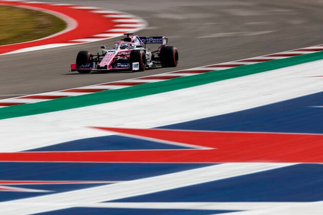 Motorsports: FIA Formula One World Championship, WM, Weltmeisterschaft 2019, Grand Prix of United States, 11 Sergio Perez (MEX, Racing Point F1 Team), Austin United States of America
