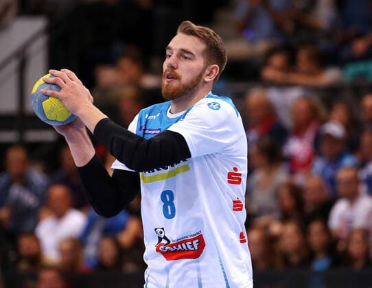 BAU 02 11 2019 Stuttgart Handball TVB Stuttgart vs SG Flensburg Handewitt, Rudolf Faluvegi TVB