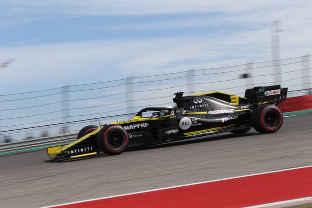 Photo4 LaPresse 02 11 2019 Austin, USA Grand Prix Formula One USA 2019 In the pic: free practice 3, Daniel Ricciardo (AUS) Renault Sport F1 Team RS19  Copyright: xPhoto4 LaPressex