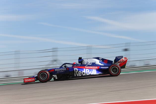 Photo4 LaPresse 02 11 2019 Austin, USA Grand Prix Formula One USA 2019 In the pic: free practice 3, Daniil Kvyat (RUS) Scuderia Toro Rosso STR14  Copyright: xPhoto4 LaPressex