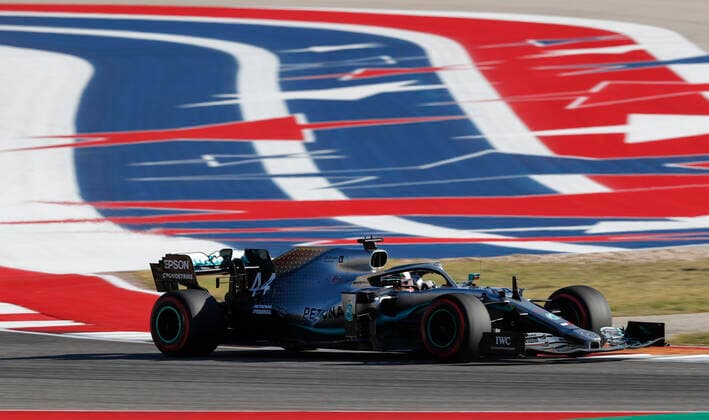 Motorsports: FIA Formula One World Championship, WM, Weltmeisterschaft 2019, Grand Prix of United States, 44 Lewis Hamilton (GBR, Mercedes AMG Petronas Motorsport), Austin United States of America
