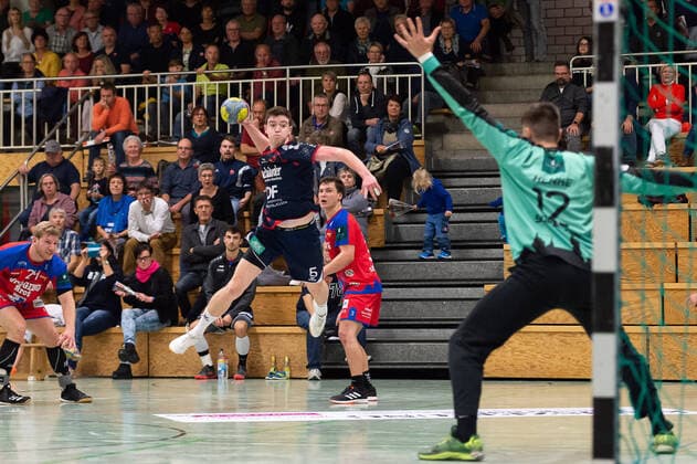 Janne Boehm SG H2Ku Herrenberg 05 , SG H2Ku Herrenberg vs. TSG Soeflingen, Handball, BWOL, Men, GER, 02 11 2019, SG H2Ku Herrenberg vs. TSG Soeflingen, Handball, BWOL, Men, GER, 02 11 2019 Herrenberg Copyright: xEibner-Pressefoto WolfgangxFrankx sgh