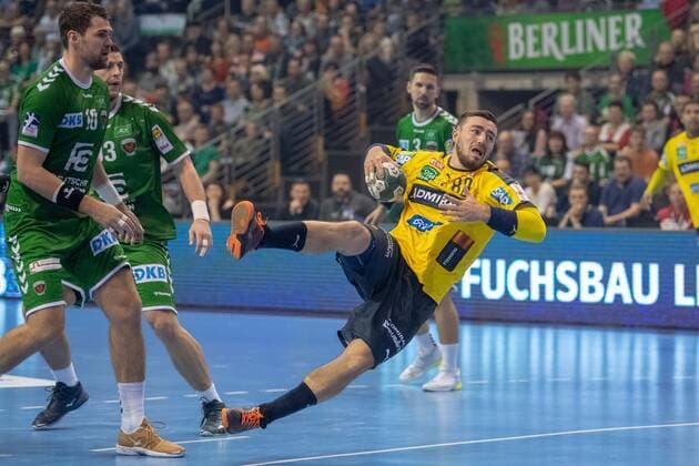 Handball Berlin 03 11 2019 1 Bundesliga HBL Season 2019 2020 Foxes Berlin Rhine Neckar Lion Jannik Kohlbacher Rhine Neckar, No 80