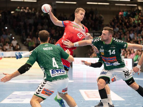 40tbbv vs. Jacob Bagersted Frisch Auf Goeppingen 14 , Frisch Auf Göppingen vs. TBV Lemgo Lippe, 1 Bundesliga, Handball, Men, 03 11 2019 Frisch Auf Göppingen vs. TBV Lemgo Lippe, 1 Bundesliga, Handball, Men, 03 11 2019 Göppingen Copyright: xEibner-Pressefoto MichaelxSchmidx FAG