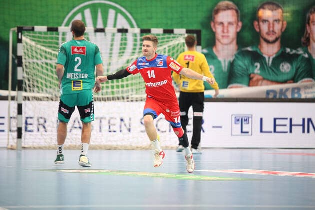 Oddur Gretarsson HBW Balingen Weilstetten 14 GER, Handball, 1 Bundesliga, TSV GWD Minden against HBW Balingen Weilstetten, 03 11 2019 Minden Copyright: xStrohdiekx Eibner-Pressefotox EP_jsk
