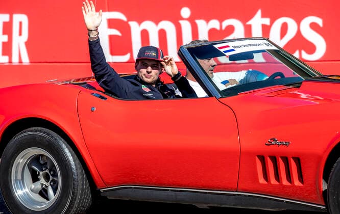 Motorsports: FIA Formula One World Championship, WM, Weltmeisterschaft 2019, Grand Prix of United States, 33 Max Verstappen (NLD, Aston Martin Red Bull Racing), Austin United States of America