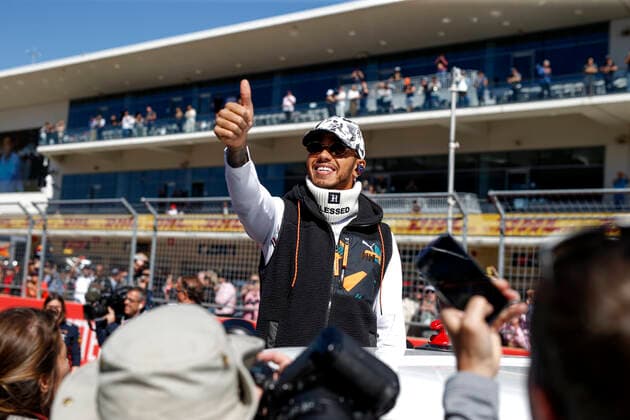 Motorsports: FIA Formula One World Championship, WM, Weltmeisterschaft 2019, Grand Prix of United States, 44 Lewis Hamilton (GBR, Mercedes AMG Petronas Motorsport), Austin United States of America