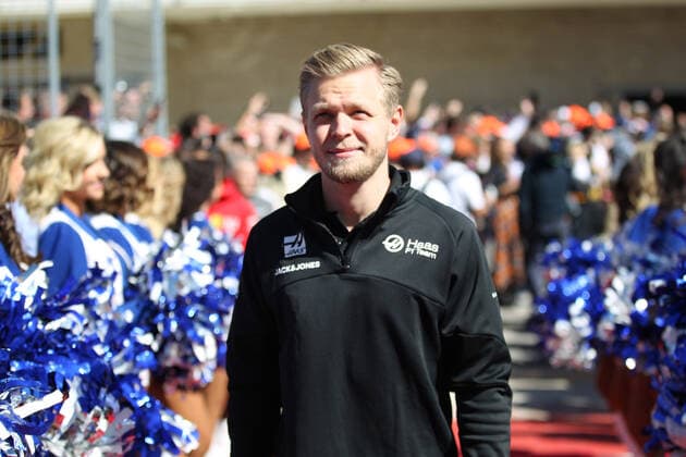 Photo4 LaPresse 03 11 2019 Austin, USA Grand Prix Formula One USA 2019 In the pic: Driver parade, Kevin Magnussen (DEN) Haas F1 Team VF-19  Copyright: xPhoto4 LaPressex