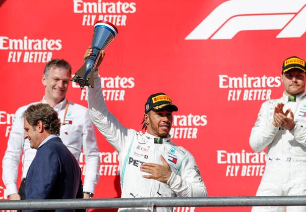 Motorsports: FIA Formula One World Championship, WM, Weltmeisterschaft 2019, Grand Prix of United States, 44 Lewis Hamilton (GBR, Mercedes AMG Petronas Motorsport), Austin United States of America