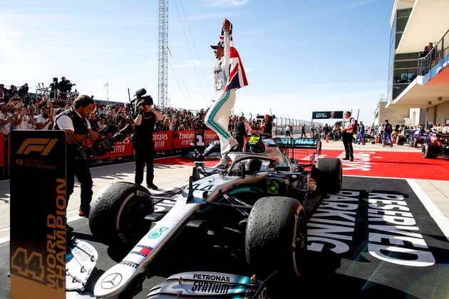 Motorsports: FIA Formula One World Championship, WM, Weltmeisterschaft 2019, Grand Prix of United States, 44 Lewis Hamilton (GBR, Mercedes AMG Petronas Motorsport), Austin United States of America