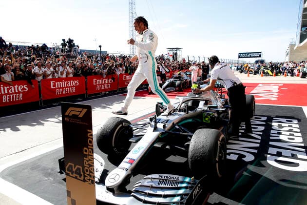 Motorsports: FIA Formula One World Championship, WM, Weltmeisterschaft 2019, Grand Prix of United States, 44 Lewis Hamilton (GBR, Mercedes AMG Petronas Motorsport), Austin United States of America
