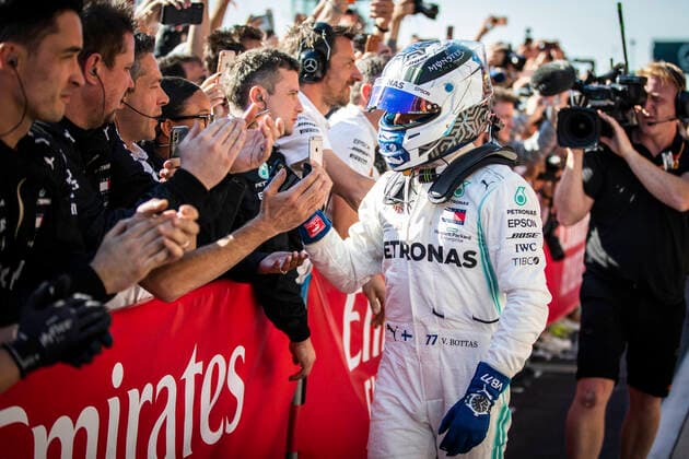 Motorsports: FIA Formula One World Championship, WM, Weltmeisterschaft 2019, Grand Prix of United States, 77 Valtteri Bottas (FIN, Mercedes AMG Petronas Motorsport), Austin United States of America
