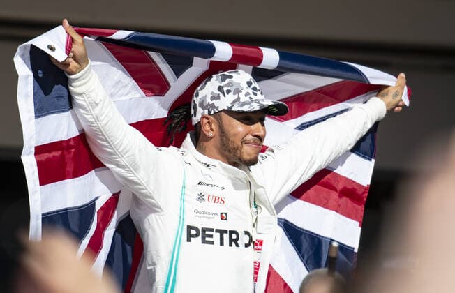 November 3, 2019, Austin, Texas, U.S: 44 LEWIS HAMILTON of Mercedes-AMG Petronas Motorsport, 6th Championship and a second place finish at COTA. MotoGP 2019 Grand Prix of the Americas - ZUMAm147 20191103_zap_m147_023 Copyright: xHossxMcBainx