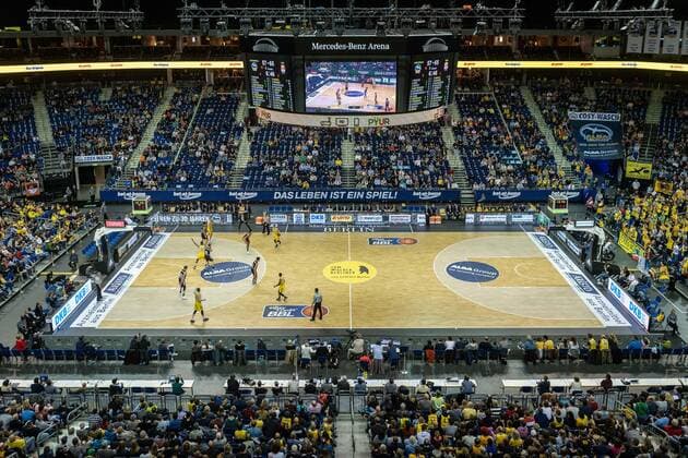 Basketball Berlin 03 11 2019 1 Bundesliga BBL Season 2019 2020 Alba Berlin ratiopharm Ulm Mercedes Benz Arena Sports venue