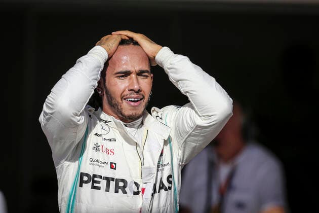 Motorsports: FIA Formula One World Championship, WM, Weltmeisterschaft 2019, Grand Prix of United States, 44 Lewis Hamilton (GBR, Mercedes AMG Petronas Motorsport) celebrates winning the F1 World Drivers Championship 2019 Austin United States of America