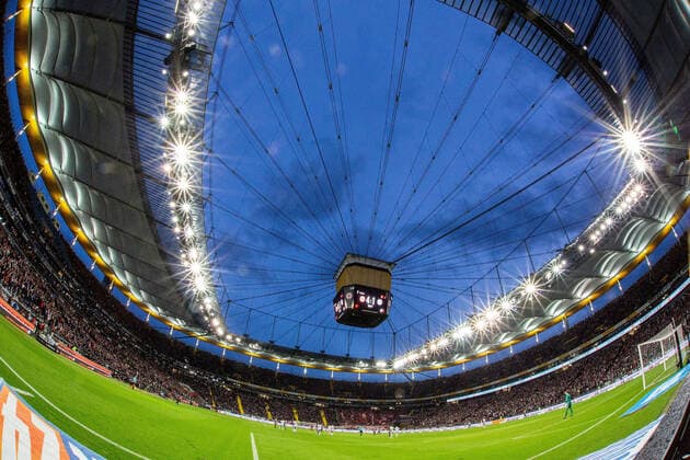 02.11.2019 1.Bundesliga Eintracht Frankfurt - FC Bayern Muenchen emspor, emonline, despor, v.l., Commerzbankarena Inne, Flutlicht, Symbolbild Foto: Joaquim Ferreira (DFL DFB REGULATIONS PROHIBIT ANY USE OF PHOTOGRAPHS as IMAGE SEQUENCES and or QUASI-VIDEO) *** 02 11 2019 1 Bundesliga Eintracht Frankfurt FC Bayern Muenchen emspor, emonline, despor, v l , Commerzbankarena Inne, floodlight, symbol picture photo Joaquim Ferreira DFL DFB REGULATIONS PROHIBIT ANY USE OF PHOTOGRAPHS as IMAGE SEQUENCES and or QUASI VIDEO Copyright: JoaquimxFerreira