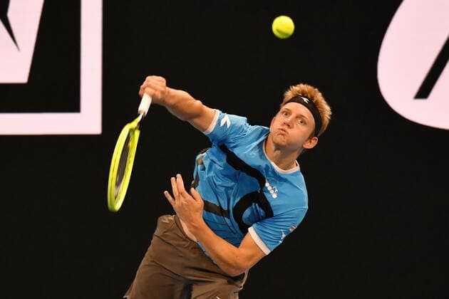 November 5, 2019, Milano, Italy: alejandro davidovich fokinaduring Next Gen ATP, Tennis Herren Finals - Tournament Round - Alex De Minaur vs A. Davidovich Fokina, Tennis Internationals in Milano, Italy, November 05 2019 - LPS Tennis Internationals Next Gen ATP Finals - Tournament Round - Alex De Minaur vs A. Davidovich Fokina  - ZUMAl164 20191105_zsa_l164_024 Copyright: xAlessioxTarpinix