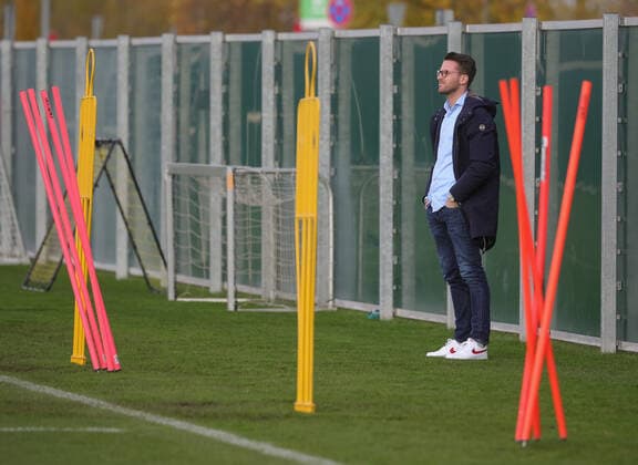 Timon Pauls chief scout, squad planner FC Augsburg is on the training ground FC Augsburg, training, season 2019 2020,